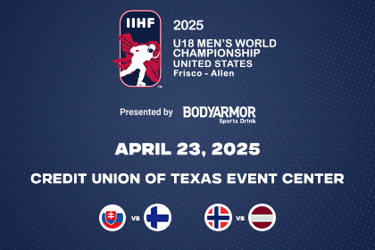 More Info for IIHF U-18 Men's World Championship