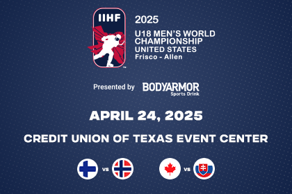 More Info for IIHF U-18 Men's World Championship