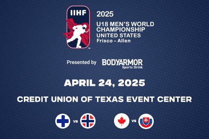 More Info for IIHF U-18 Men's World Championship