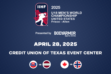 More Info for IIHF U-18 Men's World Championship