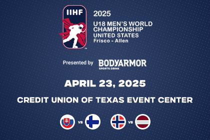 More Info for IIHF U-18 Men's World Championship