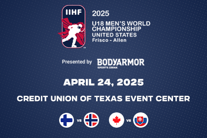 More Info for IIHF U-18 Men's World Championship