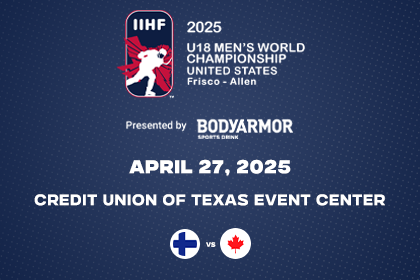 More Info for IIHF U-18 Men's World Championship