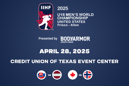 More Info for IIHF U-18 Men's World Championship